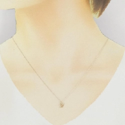 K10YG Chữ cái W Dây chuyền kim cương - Hàng hiệu Chính hãng 857922