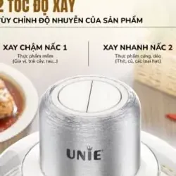 ✨ UNIE UM366 – Máy xay thịt đa năng, xay – trộn – đánh ruốc tiện lợi! 715753