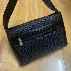 Túi nữ 26*19*7 da thật đan 2hand 992595