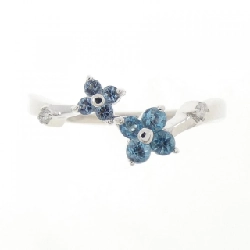 Nhẫn Aquamarine Hoa Kumikyoku - Hàng hiệu Chính hãng 833851