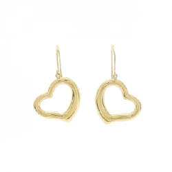 K18YG Bông tai hình trái tim - Hàng hiệu Chính hãng