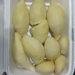 Quả sầu riêng tươi trái cây nhiệt đới màu vàng đậm, vỏ sần sùi, thịt ngọt 735657