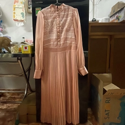 Đầm liền hồng cam 360407