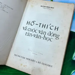 HỒ THÍCH VÀ CUỘC VẬN ĐỘNG TÂN VĂN HỌC 761716