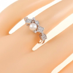 Nhẫn ngọc trai Akoya K18WG 4.6mm 670260