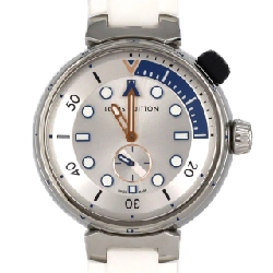 Louis Vuitton Tambour Street Diver Pacific White QA124 SS Quartz - Hàng hiệu Authentic