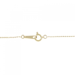 K18YG Dây chuyền kim cương chéo 0.50CT - Hàng hiệu chính hãng 857336