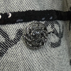 Áo khoác không cổ CHANEL 637183