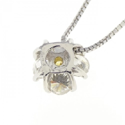 Dây chuyền kim cương hoa PT900/K18WG 0.74CT - Hàng hiệu Chính hãng 861747