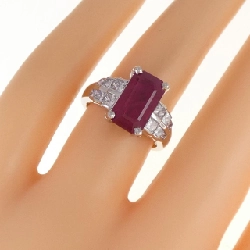 Nhẫn ruby PT900 4.07CT xuất xứ từ Myanmar 673198