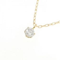 K18YG Solitaire Dây chuyền kim cương 0.15CT - Hàng hiệu Chính hãng 858344