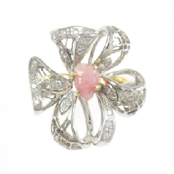 Nhẫn ngọc trai conk K18YG/K18WG 0.52CT - Hàng hiệu Authentic 850896