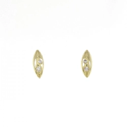 K18YG Bông tai kim cương 0.06CT - Hàng hiệu Chính hãng