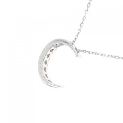 K18WG Mặt dây chuyền kim cương hình trăng 0.55CT - Hàng hiệu Chính hãng 864708