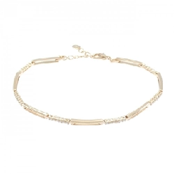 K18PG Vòng tay kim cương 0.28CT - Hàng hiệu Chính hãng 871573