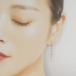 K18 Ba màu Bông tai - Hàng hiệu Chính hãng 873597