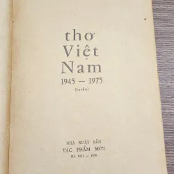 Tuyển thơ Việt Nam 1930-1975 (nhóm tuyển: Tế Hanh, Xuân Diệu, Chế Lan Viên & Trung Thông 763123