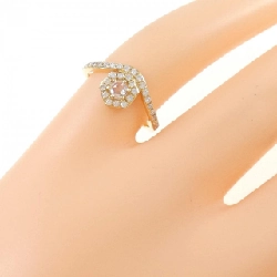 Nhẫn nhẫn hồng kim cương K18YG 0.14CT - Hàng hiệu Chính hãng 855396