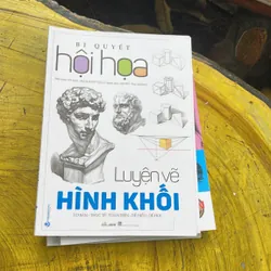 COMBO HÌNH HOẠ 1 - BÍ QUYẾT HỘI HOẠ LUYỆN VẼ HÌNH KHỐI- PHÁC HOẠ TĨNH VẬT- 101 BƯỚC KÝ HOẠ 709292