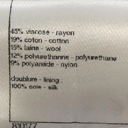 Áo khoác không cổ CHANEL P47860V35684 628854