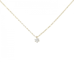 K18YG Dây chuyền kim cương 0.10CT - Hàng hiệu Chính hãng