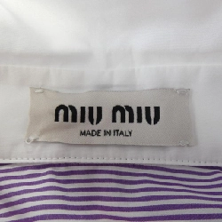 MIU MIU MIU MIU Logo MK1833 SOOO 139C Áo sơ mi 631687