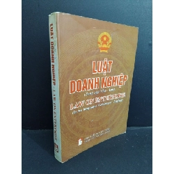 (TẶNG BOOKMARK) Luật doanh nghiệp song ngữ Việt Anh mới 80% ố bẩn 2007 RBK2811 GIÁO TRÌNH, CHUYÊN MÔN