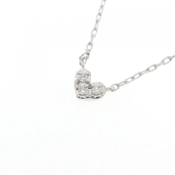 K18WG Dây chuyền kim cương hình trái tim - Hàng hiệu Authentic 863664