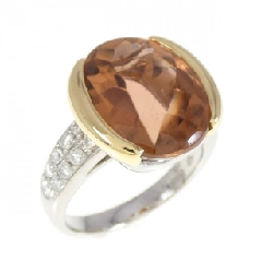 Nhẫn tourmaline PT900/K18YG 7.56CT