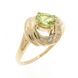 Nhẫn Peridot K18YG 0.41CT - Hàng hiệu Chính hãng
