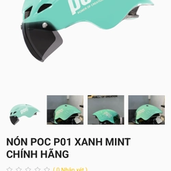 NÓN POC P01 XANH MINT CHÍNH HÃNG ( cũ còn Mới ) 380239