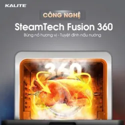Nồi chiên hơi nước Kalite Steam Ultra 360 4in1 công nghệ SteamTech Fusion 360, chính hãng 572985