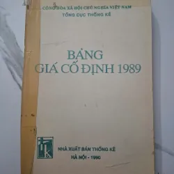 Bảng giá cố định 1989 - Tổng cục Thống kê - Kinh tế / Thống kê 931825