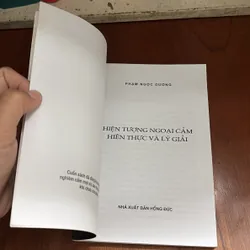 II Sách Tâm Linh: Hiện Tượng Ngoại Cảm _ Hiện Thực Và Lý Giải - Phạm Ngọc Dương - 2008 716777