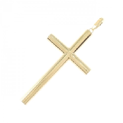 K18YG Mặt dây chuyền hình chữ thập - Hàng hiệu Chính hãng