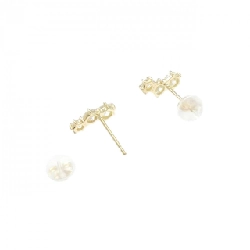 K18YG Bông tai kim cương ba viên 0.70CT - Hàng hiệu Chính hãng 868747