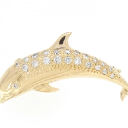 K18YG Cá heo Kim cương Brooch 0.48CT - Hàng hiệu Chính hãng 873865