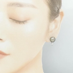 Bông tai ngọc trai đen K14WG 10.8mm - Hàng hiệu Chính hãng 873171