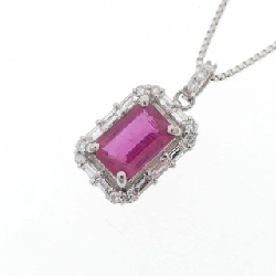Dây chuyền ruby PT900/PT850 0.70CT - Hàng hiệu Authentic 862872