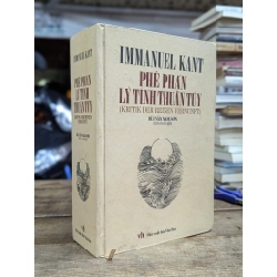 Phê phán lý tính thuần tuý - Immanuel Kant 180142