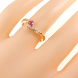 Nhẫn Ruby K18YG 0.22CT 673050