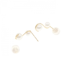 K18YG Bông tai ngọc trai Akoya - Hàng hiệu Authentic 871431