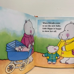 📘Little  Hippo's New baby (a lift-the-flap story) 🦛 527358