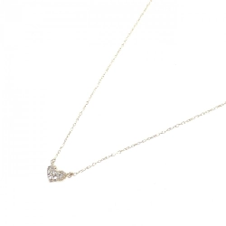 K18PG Dây chuyền trái tim kim cương 0.05CT - Hàng hiệu Authentic 862379