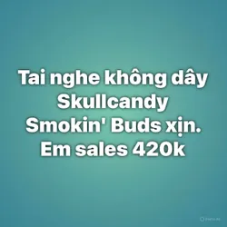 Tai nghe ko dây Skull candy siêu chất