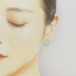 Bông tai Turquoise Mikimoto - Hàng hiệu Chính hãng 847640