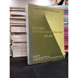 Danh mục các công trình khoa học 1976 - 2001