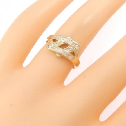 Nhẫn kim cương K18YG 0.14CT - Hàng hiệu chính hãng 850123