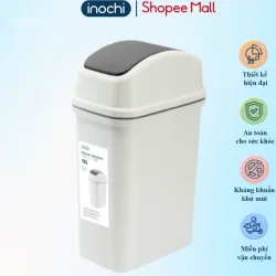 Thùng rác nắp lật Hiro 15L Inochi (hạn chế mùi hôi) 785173