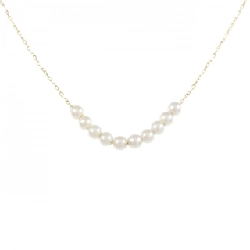 K18YG Ngọc trai Akoya Dây chuyền - Hàng hiệu Chính hãng